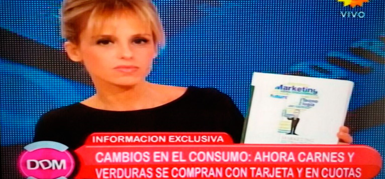 Damian con Mariana Fabbiani